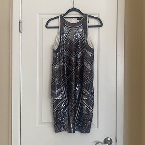 NWT Express sequin dress women’s small